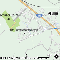 鹿児島県指宿市西方7103-3周辺の地図