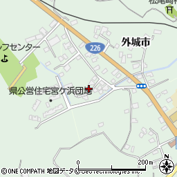 鹿児島県指宿市外城市7103周辺の地図