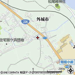 鹿児島県指宿市外城市6683周辺の地図