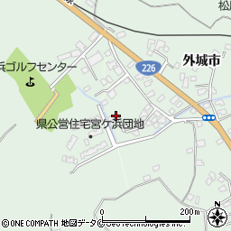 鹿児島県指宿市外城市7107周辺の地図