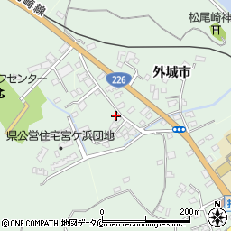 鹿児島県指宿市西方7097-1周辺の地図