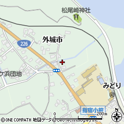 鹿児島県指宿市外城市6747周辺の地図