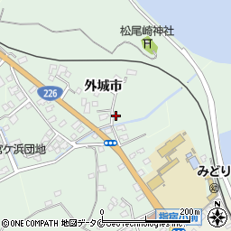鹿児島県指宿市西方6810周辺の地図