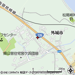 鹿児島県指宿市外城市6851周辺の地図