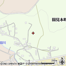 鹿児島県枕崎市園見本町周辺の地図