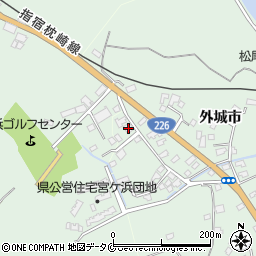 鹿児島県指宿市外城市7111周辺の地図