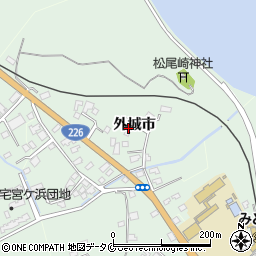 鹿児島県指宿市外城市6839周辺の地図