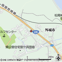 鹿児島県指宿市外城市6092周辺の地図