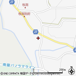 鹿児島県南九州市頴娃町牧之内10215周辺の地図