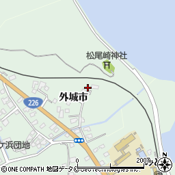 鹿児島県指宿市外城市6827周辺の地図