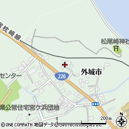 鹿児島県指宿市外城市6852周辺の地図