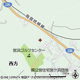 鹿児島県指宿市西方7063-1周辺の地図