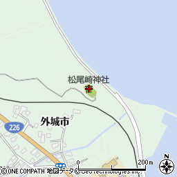 松尾崎神社周辺の地図