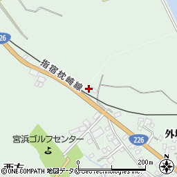 鹿児島県指宿市外城市6921周辺の地図