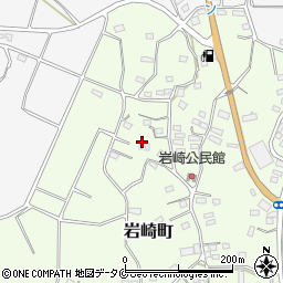 鹿児島県枕崎市岩崎町周辺の地図