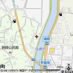 鹿児島県枕崎市岩崎町586周辺の地図