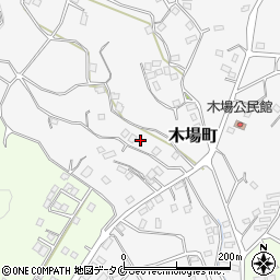 鹿児島県枕崎市木場町周辺の地図