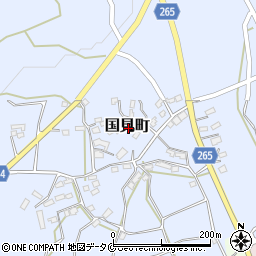 鹿児島県枕崎市国見町周辺の地図