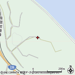 鹿児島県指宿市西方6987周辺の地図