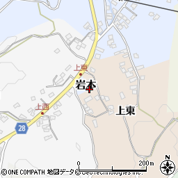 大迫・青果周辺の地図