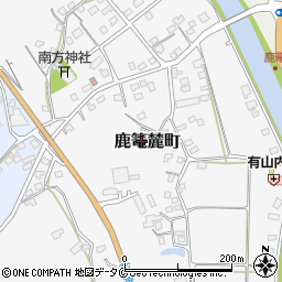 鹿児島県枕崎市鹿篭麓町周辺の地図
