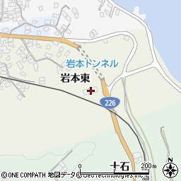 鹿児島県指宿市岩本東231-1周辺の地図