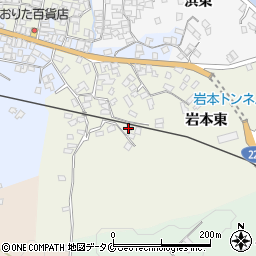 鹿児島県指宿市岩本東321周辺の地図