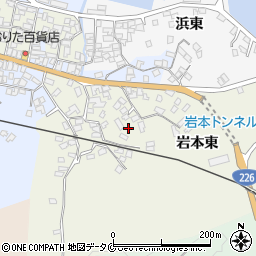 鹿児島県指宿市岩本東328周辺の地図