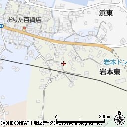 鹿児島県指宿市岩本東332周辺の地図