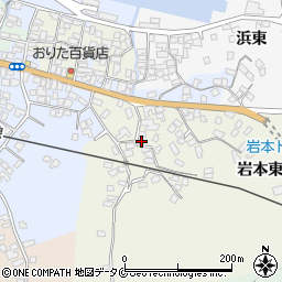 鹿児島県指宿市岩本東346-1周辺の地図