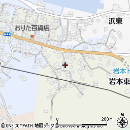 鹿児島県指宿市岩本東346周辺の地図