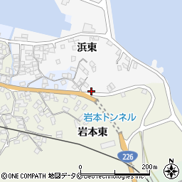 鹿児島県指宿市浜東182周辺の地図