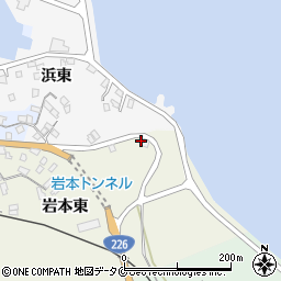 鹿児島県指宿市岩本東202周辺の地図