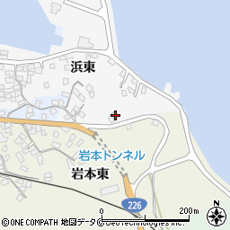 鹿児島県指宿市浜東175周辺の地図