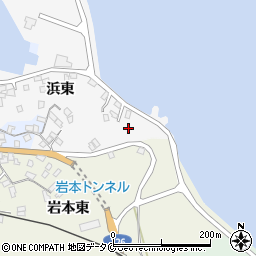 鹿児島県指宿市浜東206周辺の地図