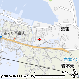 鹿児島県指宿市浜東135周辺の地図