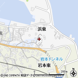 鹿児島県指宿市浜東180周辺の地図