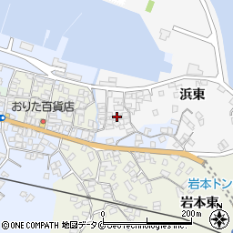 鹿児島県指宿市浜東130周辺の地図