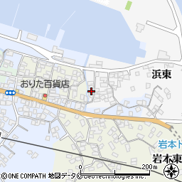 鹿児島県指宿市浜東120周辺の地図