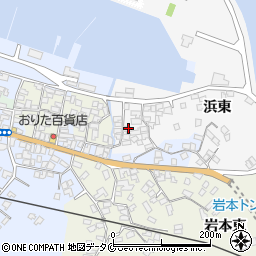 鹿児島県指宿市浜東129周辺の地図
