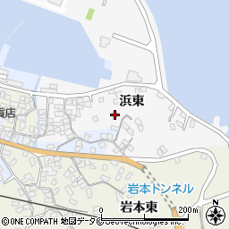 鹿児島県指宿市浜東148周辺の地図