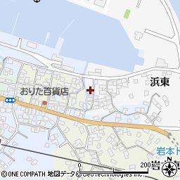 鹿児島県指宿市浜東122周辺の地図
