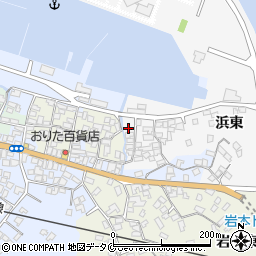 鹿児島県指宿市浜東123周辺の地図
