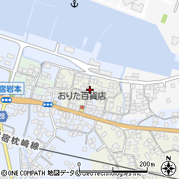 鹿児島県指宿市浜西周辺の地図