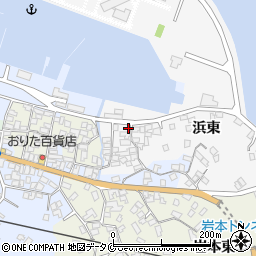 鹿児島県指宿市浜東126周辺の地図