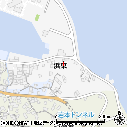 鹿児島県指宿市浜東162周辺の地図