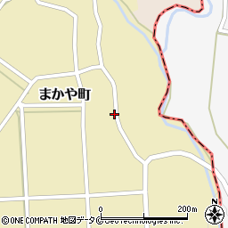 鹿児島県枕崎市まかや町18周辺の地図