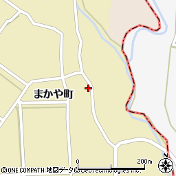 鹿児島県枕崎市まかや町8周辺の地図