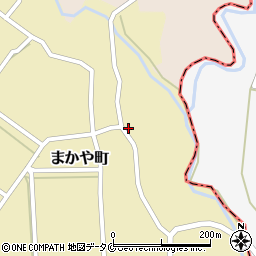 鹿児島県枕崎市まかや町103周辺の地図