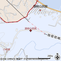 瀬崎公民館周辺の地図
